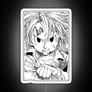 Meliodas Seven Deadly Sins Essent RGB Neon Sign