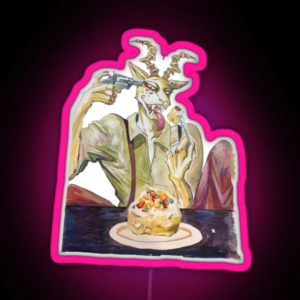 Melon Eating RGB Neon Sign