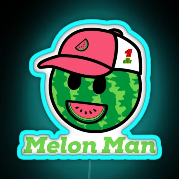Melon Man RGB Neon Sign