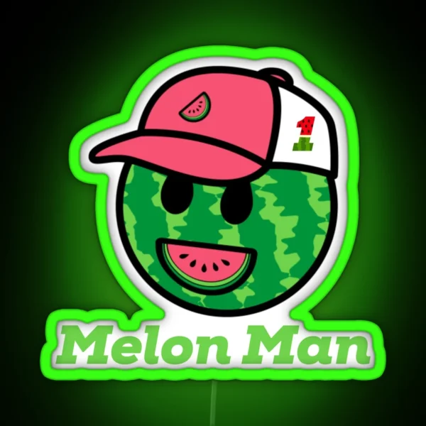 Melon Man RGB Neon Sign