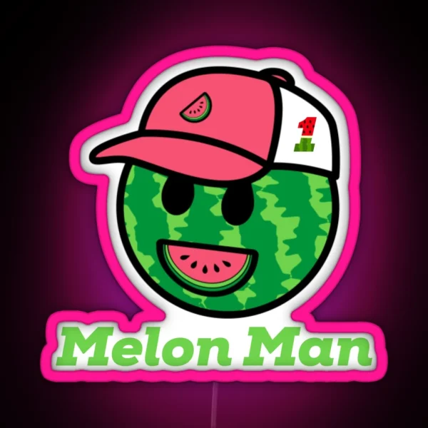 Melon Man RGB Neon Sign