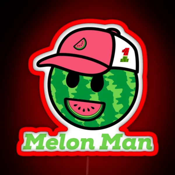 Melon Man RGB Neon Sign