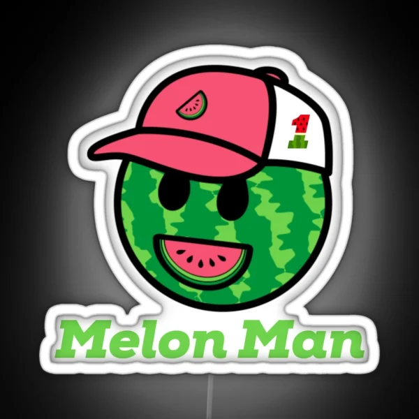 Melon Man RGB Neon Sign