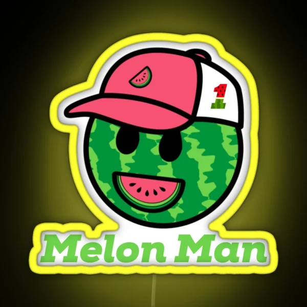 Melon Man RGB Neon Sign