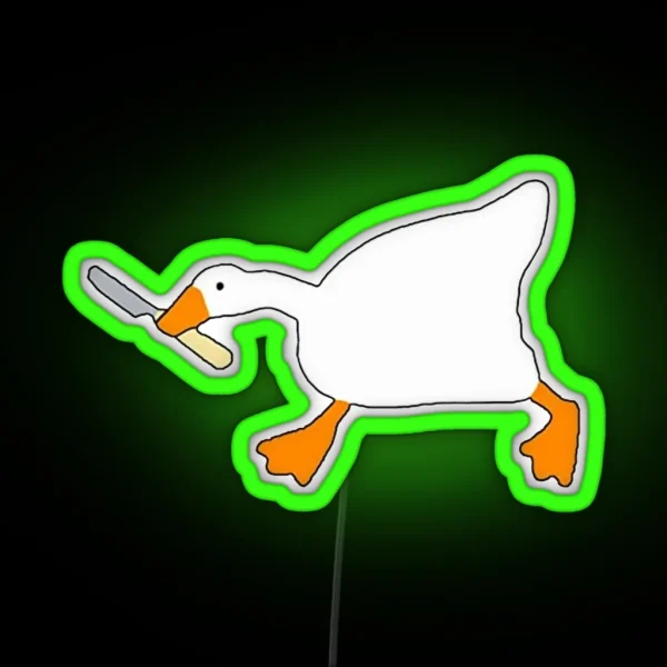 Meme Goose RGB Neon Sign