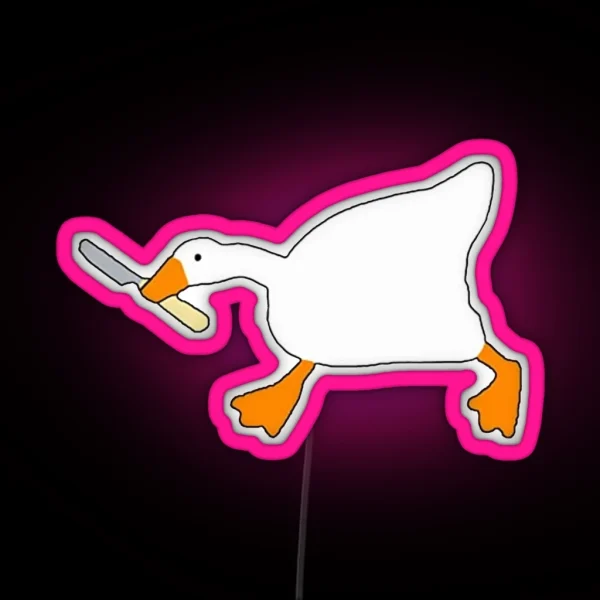 Meme Goose RGB Neon Sign