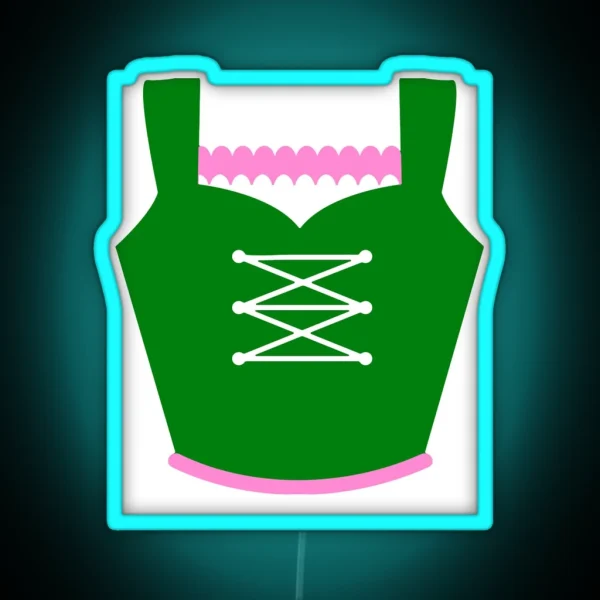 Men S Fun Led MEI DIRNDL IS AT HOME RGB Neon Sign