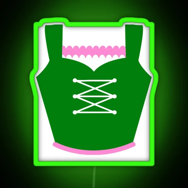Men S Fun Led MEI DIRNDL IS AT HOME RGB Neon Sign