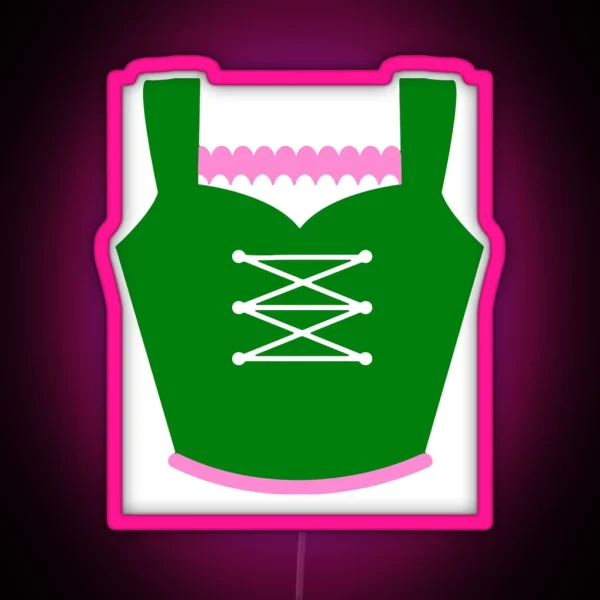 Men S Fun Led MEI DIRNDL IS AT HOME RGB Neon Sign
