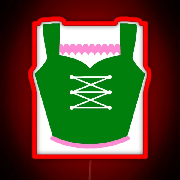 Men S Fun Led MEI DIRNDL IS AT HOME RGB Neon Sign
