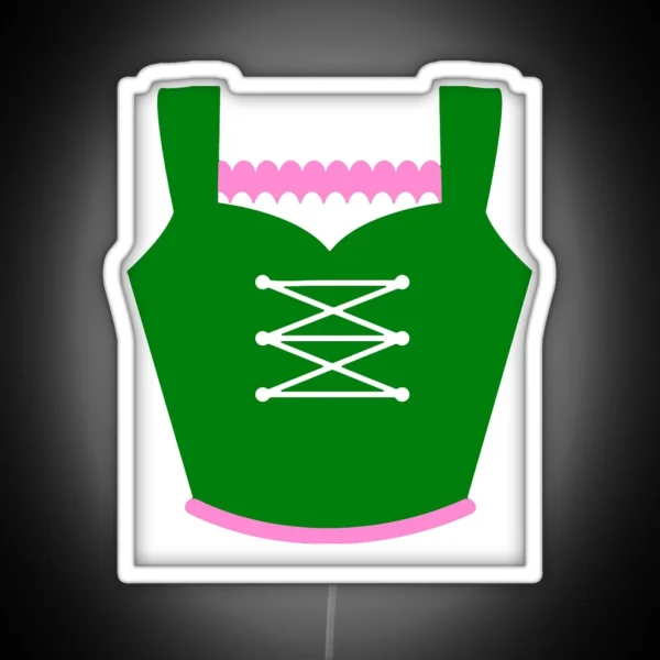 Men S Fun Led MEI DIRNDL IS AT HOME RGB Neon Sign