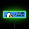 menacing goose LED RGB neon sign