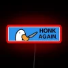 menacing goose bumper led rgb neon sign red