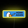 menacing goose bumper LED RGB neon sign yellow