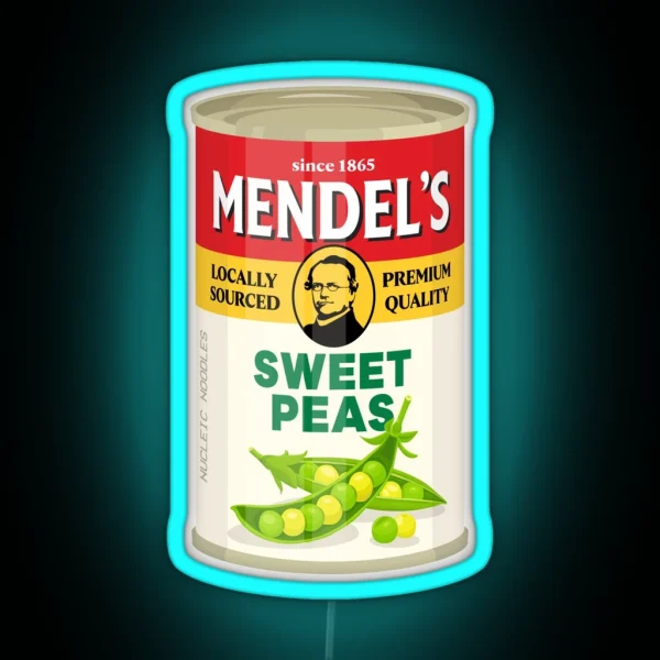 Mendel S Sweet Peas RGB Neon Sign