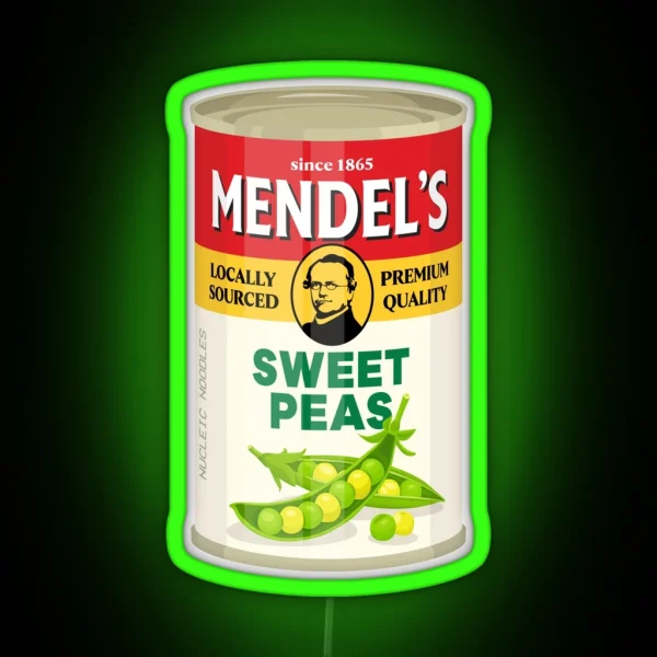 Mendel S Sweet Peas RGB Neon Sign
