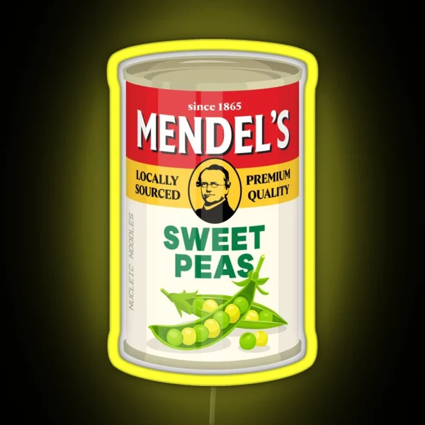 Mendel S Sweet Peas RGB Neon Sign