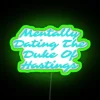 mentally dating the duke of hastingss neon rgb sign from bridgerton 92226 green.