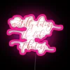 Mentally Dating The Duke Of Hastings RGB Neon Sign Pink