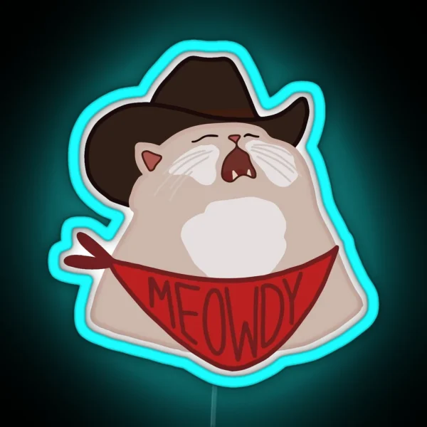 Meowdy RGB Neon Sign
