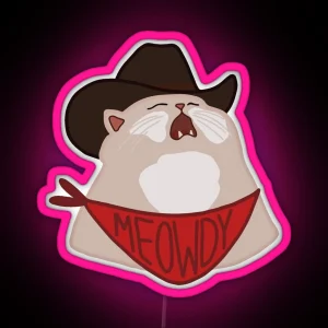 Meowdy RGB Neon Sign