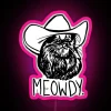 cute cat meme texas neon sign rgb pink