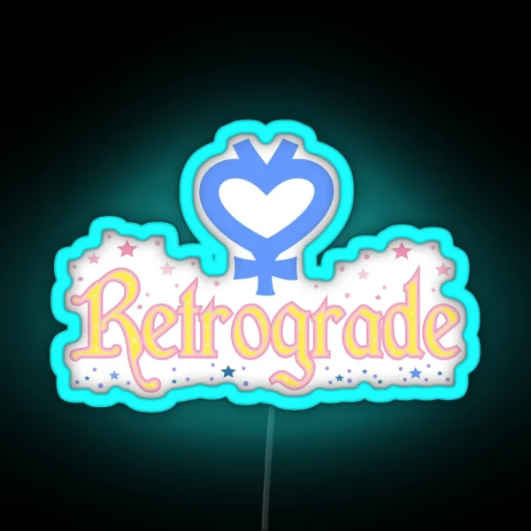 Mercury Retrograde RGB Neon Sign