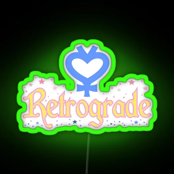 Mercury Retrograde RGB Neon Sign