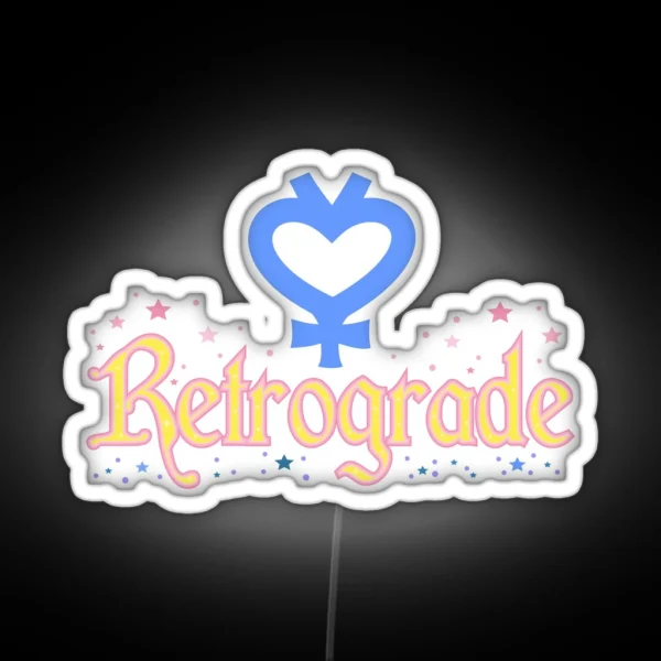 Mercury Retrograde RGB Neon Sign