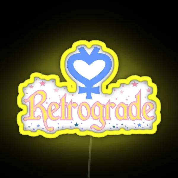 Mercury Retrograde RGB Neon Sign