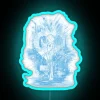 RGB Mercury Storm Neon Sign in vibrant blue tones