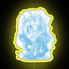 RGB Mercury Storm Neon Sign Design with Vibrant Colors and Yellow Highlights.