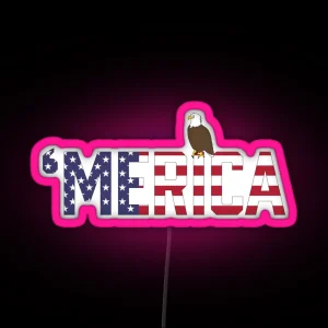 Merica RGB Neon Sign