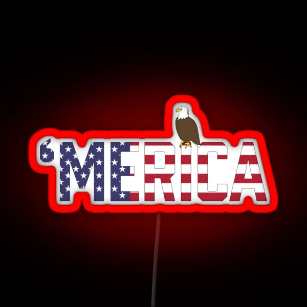 Merica RGB Neon Sign