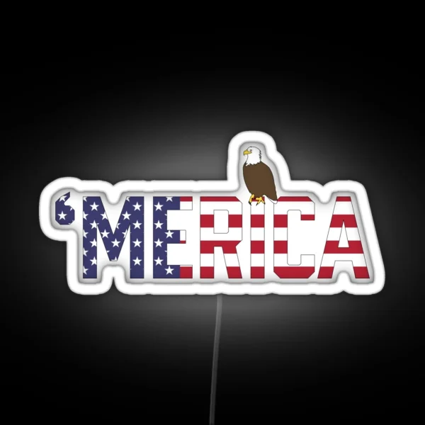 Merica RGB Neon Sign