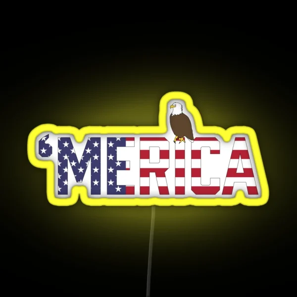 Merica RGB Neon Sign