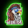 patriotic-usa-flag-with-bald-eagle-and-rgb-neon-sign-for-4th-of-july-in-green