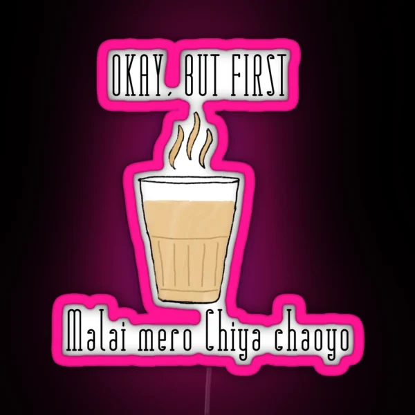Mero Chiya RGB Neon Sign