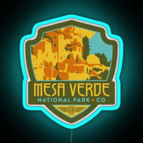 Mesa Verde RGB Neon Sign