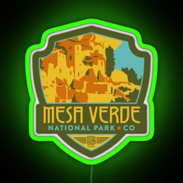 Mesa Verde RGB Neon Sign