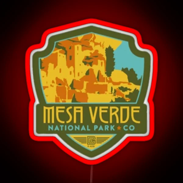 Mesa Verde RGB Neon Sign