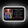 RGB Neon Sign - Vibrant Colors for Messy Painter Syndrome Art