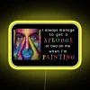 messy painter syndrome splodge of neon yellow rgb neon sign