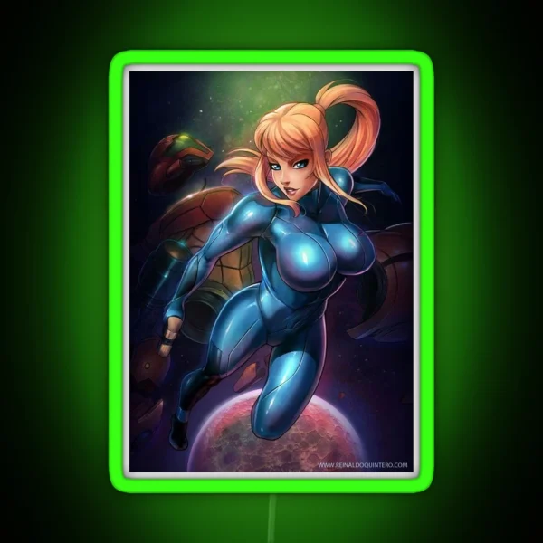Metroid RGB Neon Sign