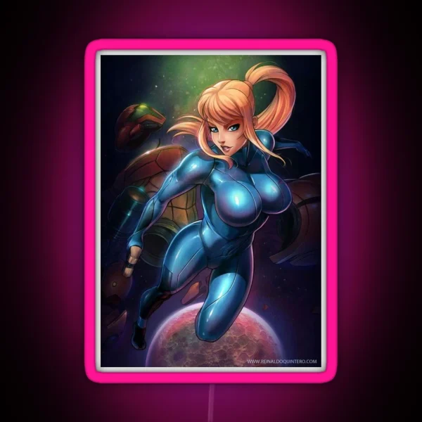 Metroid RGB Neon Sign