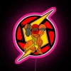 RGB Neon Sign Featuring Samus Aran from Metroid (20787) in Pink.