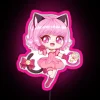 mewtwo ichigo neon sign rgb pink