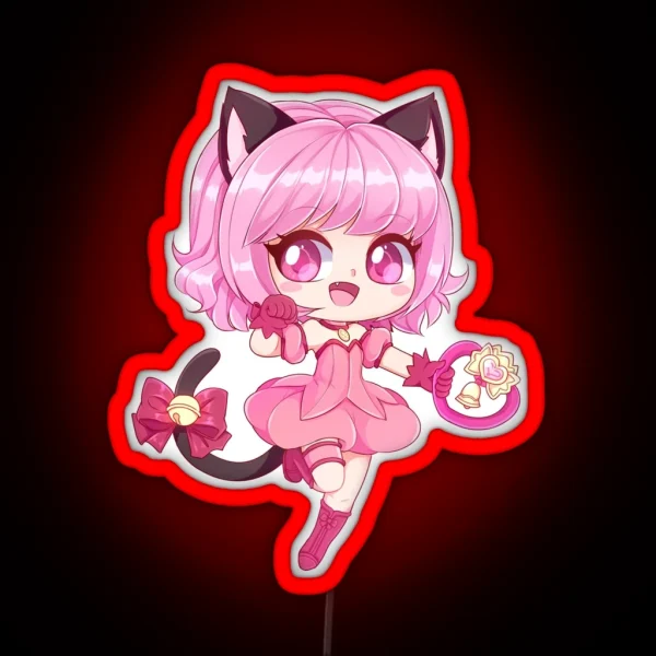 Mew Ichigo RGB Neon Sign