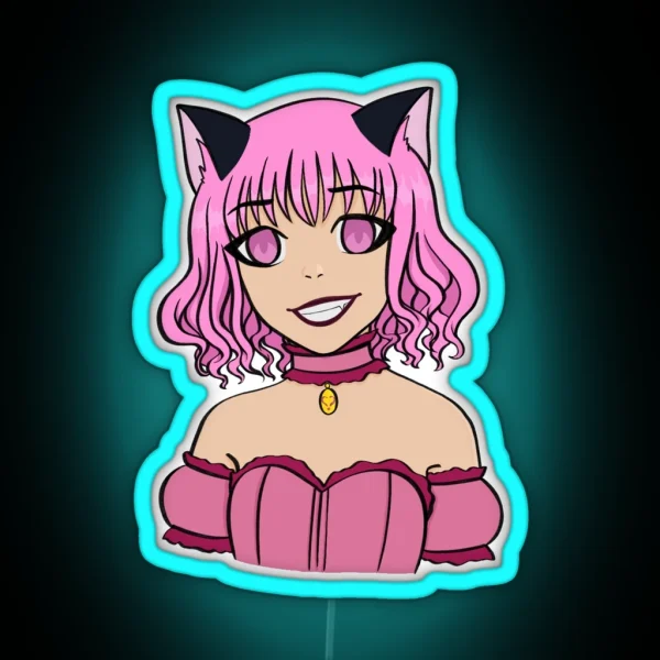 Mew Ichigo RGB Neon Sign