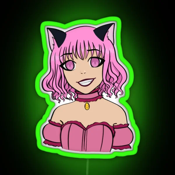 Mew Ichigo RGB Neon Sign